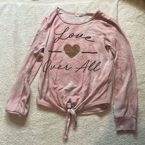 Pink shirt for girls